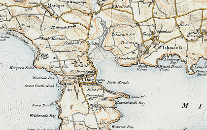 Old map of Musselwick in 0-1912