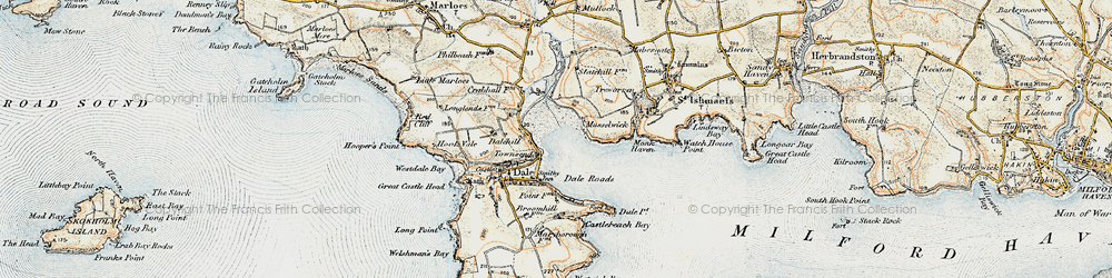 Old map of Musselwick in 0-1912