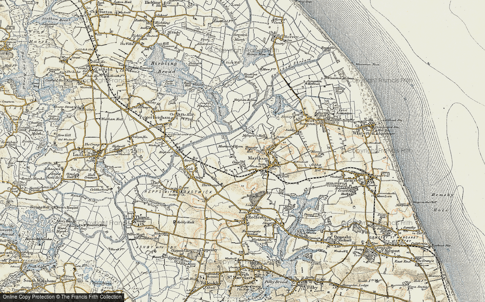 Old Map of Mustard Hyrn, 1901-1902 in 1901-1902