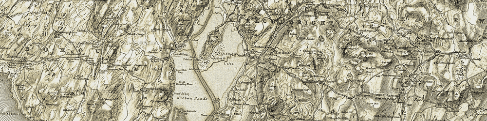 Old map of Mutehill in 1905