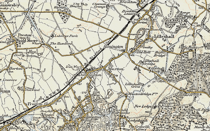 Old map of Lilleshall Grove in 1902