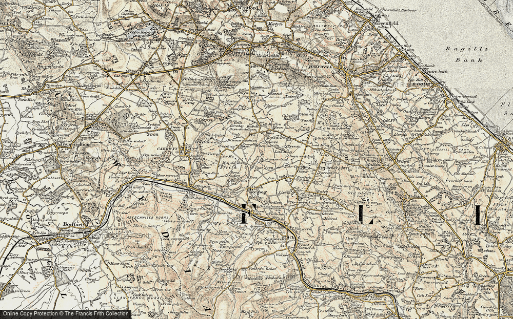Old Map of Mynydd-llan, 1902-1903 in 1902-1903
