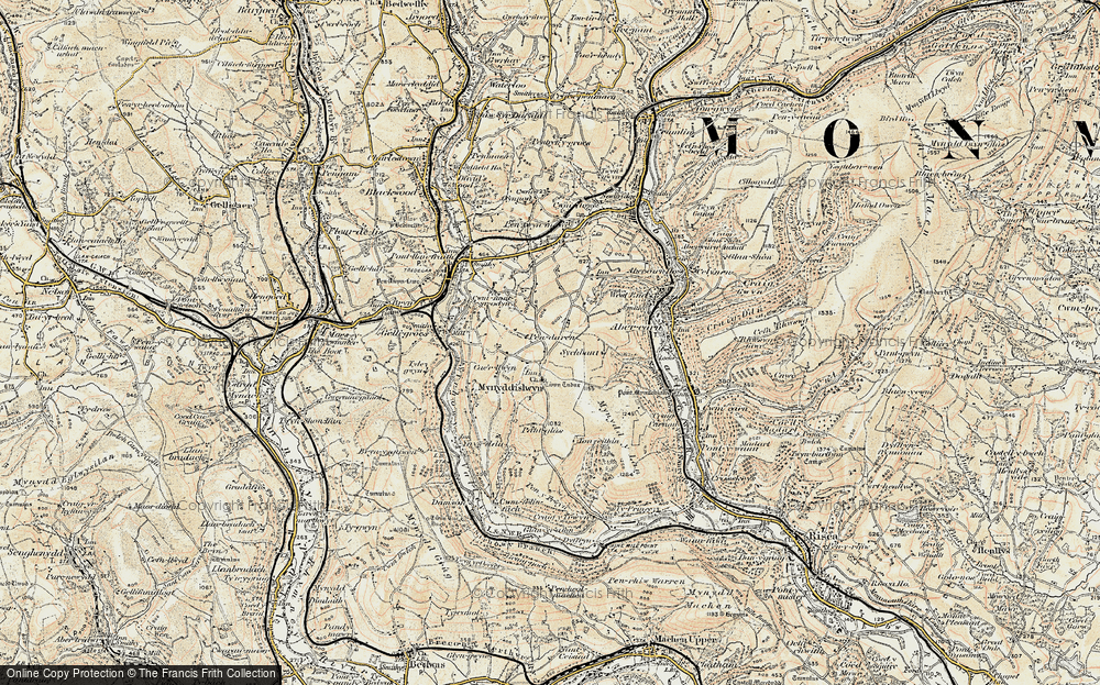 Old Map of Mynyddislwyn, 1899-1900 in 1899-1900