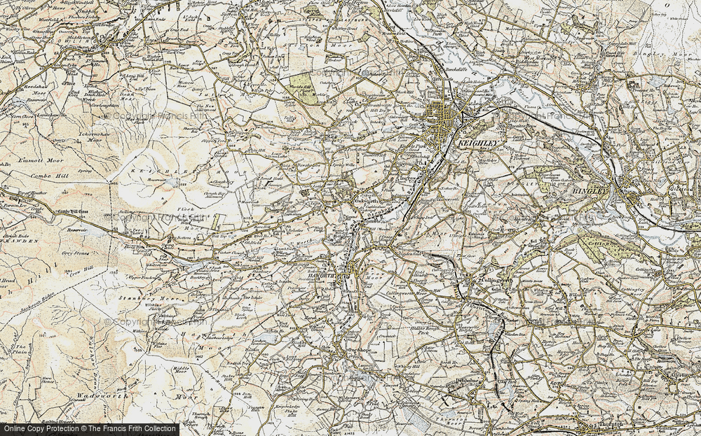 Old Map of Mytholmes, 1903-1904 in 1903-1904