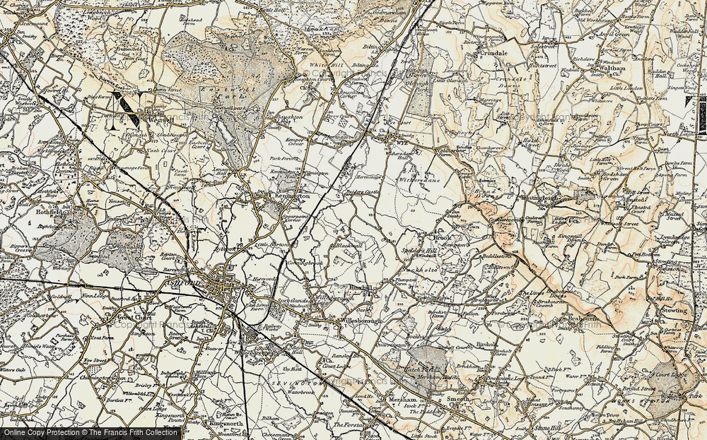 Old Map of Naccolt, 1897-1898 in 1897-1898