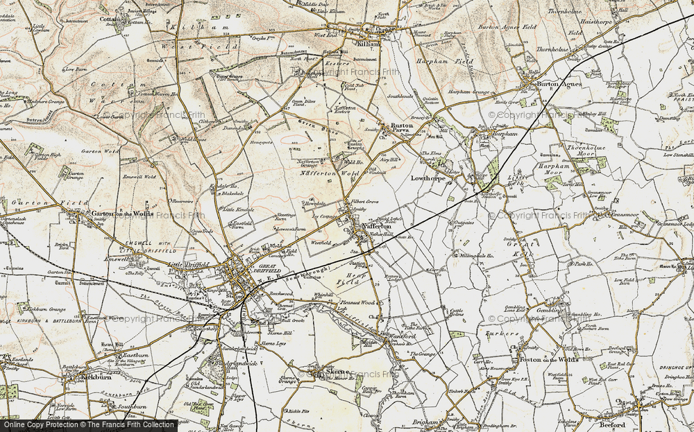 Old Map of Nafferton, 1903-1904 in 1903-1904