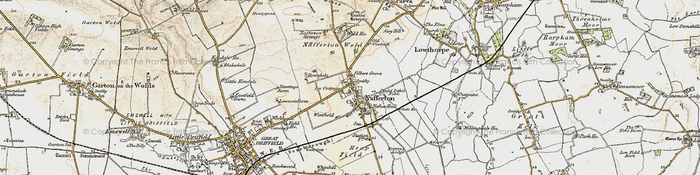 Old map of Broad Acres in 1903-1904