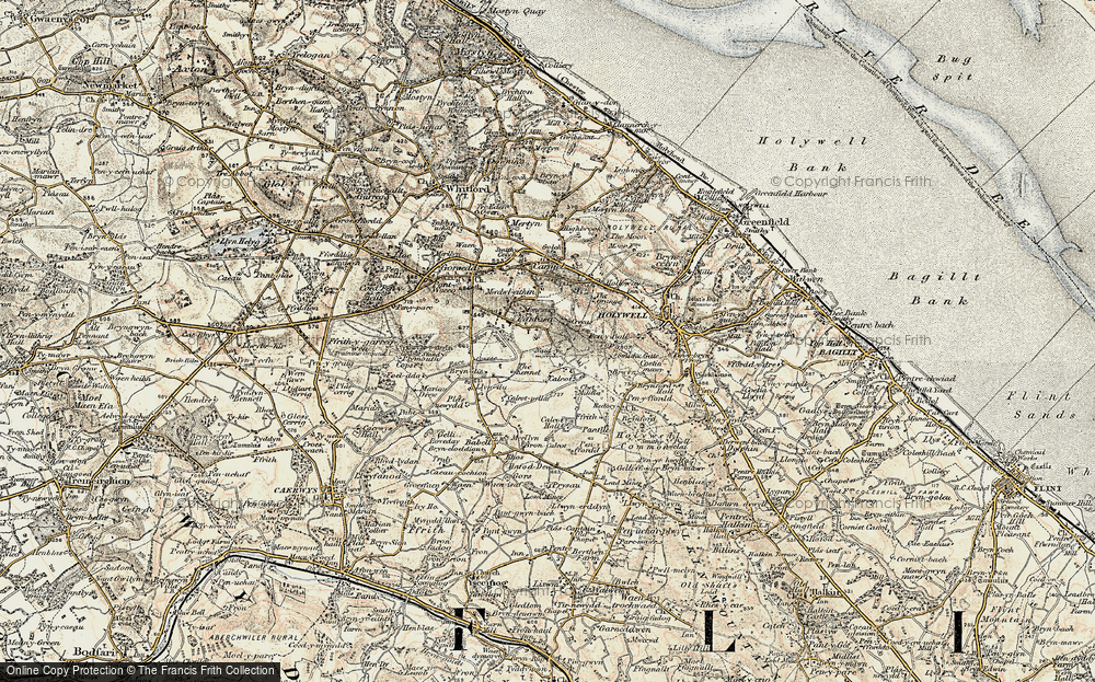 Old Map of Naid-y-march, 1902-1903 in 1902-1903