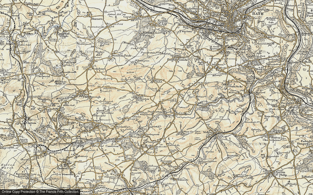 Old Map of Nailwell, 1899 in 1899