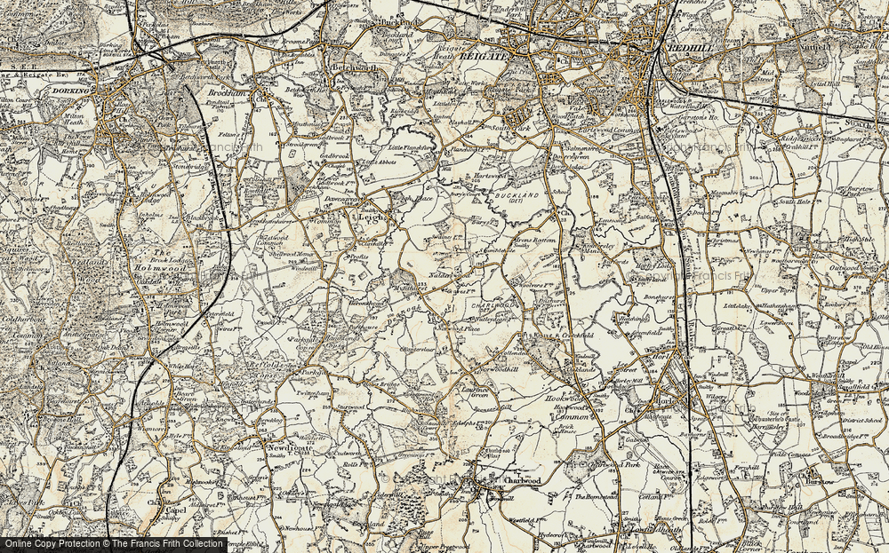 Old Map of Nalderswood, 1898-1909 in 1898-1909