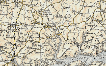 Old map of Nancenoy in 1900