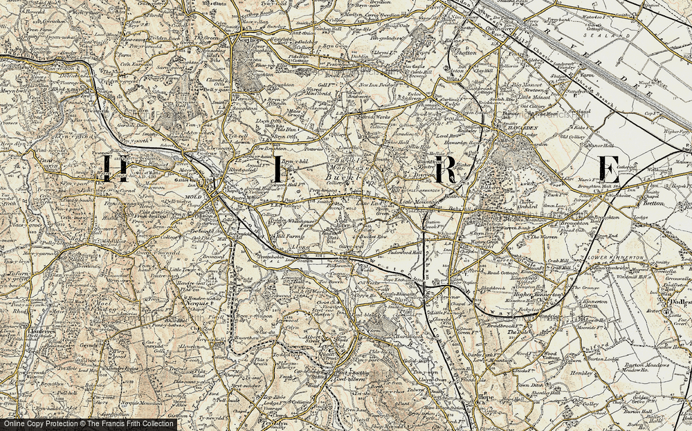 Old Map of Nant Mawr, 1902-1903 in 1902-1903