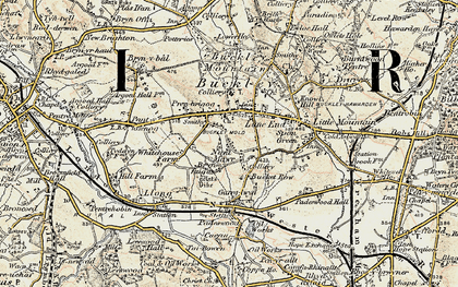 Old map of Nant Mawr in 1902-1903