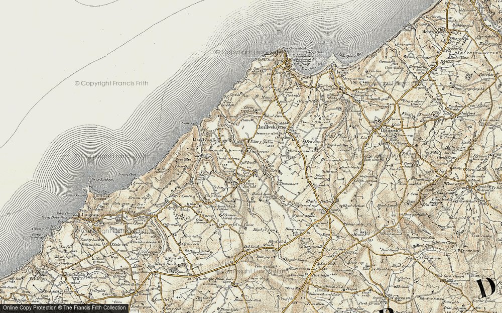 Old Map of Nanternis, 1901-1903 in 1901-1903