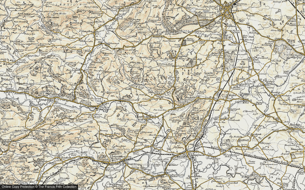 Old Map of Nantmawr, 1902-1903 in 1902-1903
