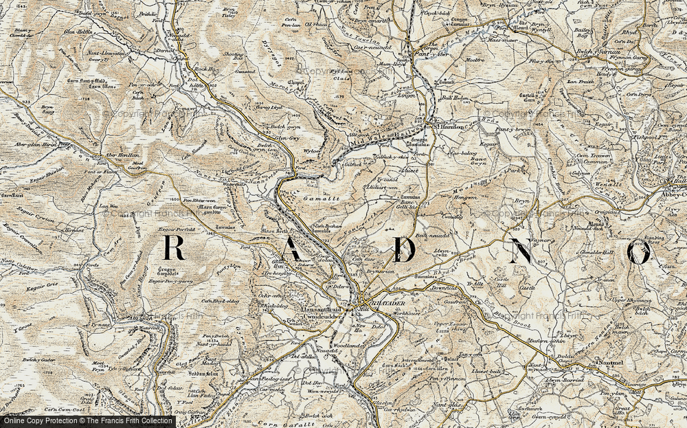 Old Map of Nantserth, 1901-1903 in 1901-1903