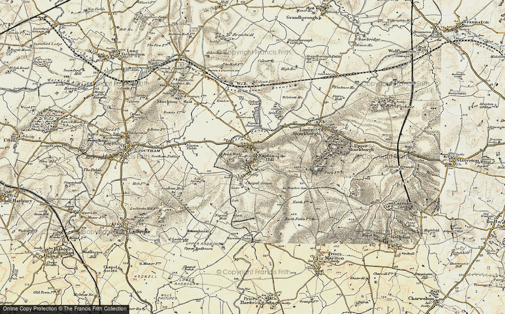 Historic Ordnance Survey Map Of Napton On The Hill 1898 1902   Napton On The Hill 1898 1902 Rnc787849 Large 