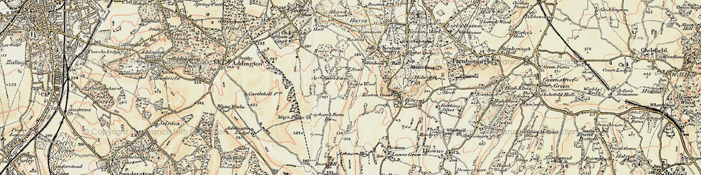 Old map of Nash in 1897-1902