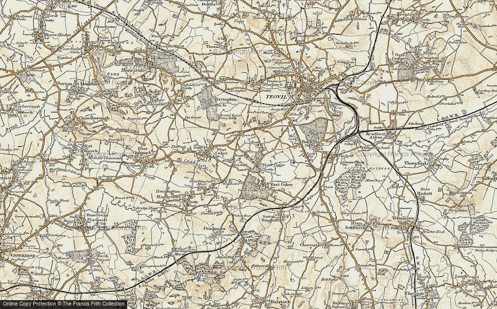 Old Map of Nash, 1899 in 1899