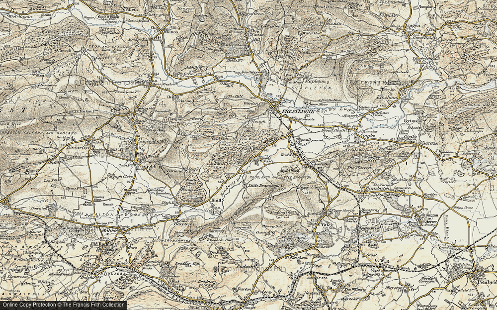 Old Map of Nash, 1900-1903 in 1900-1903