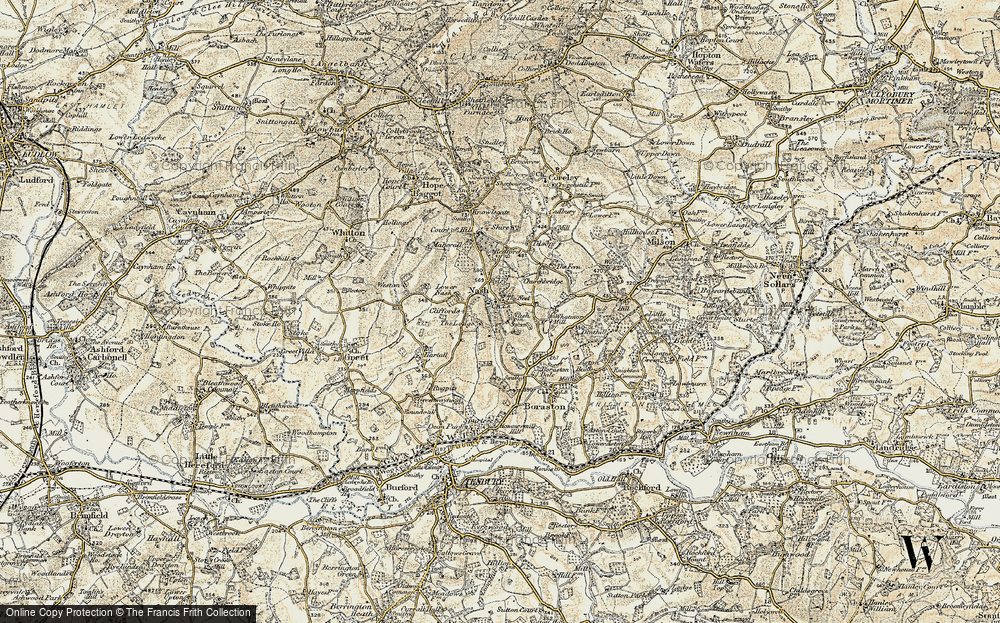 Old Map of Nash, 1901-1902 in 1901-1902