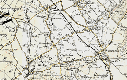 Old map of Nash Lee in 1898