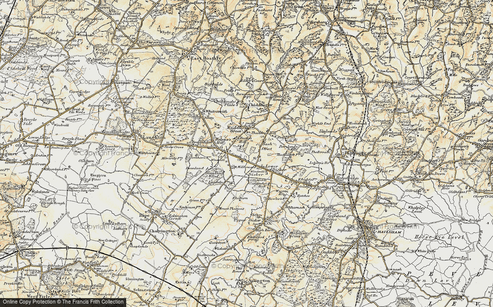 Old Map of Nash Street, 1898 in 1898