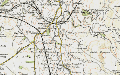Old map of Nateby in 1903-1904
