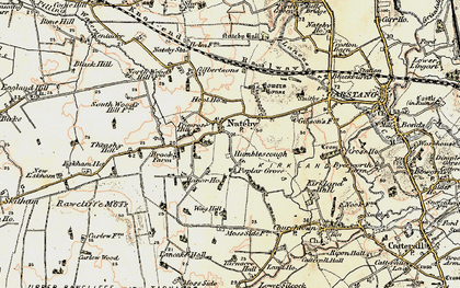 Old map of Nateby in 1903-1904