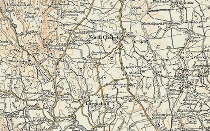 Old map of Navant Hill in 1897-1900