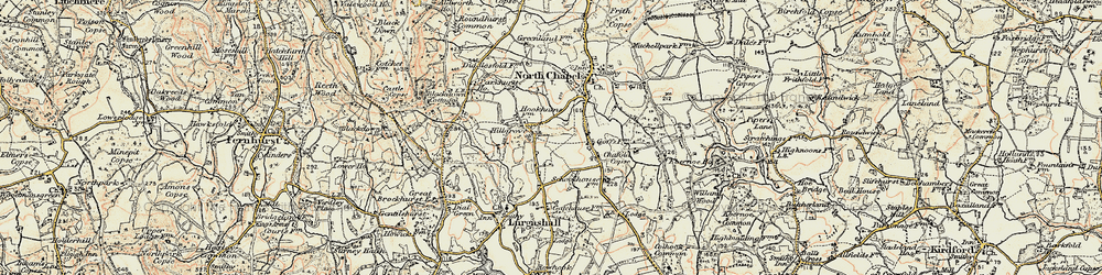 Old map of Navant Hill in 1897-1900