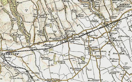 Old map of Nawton in 1903-1904