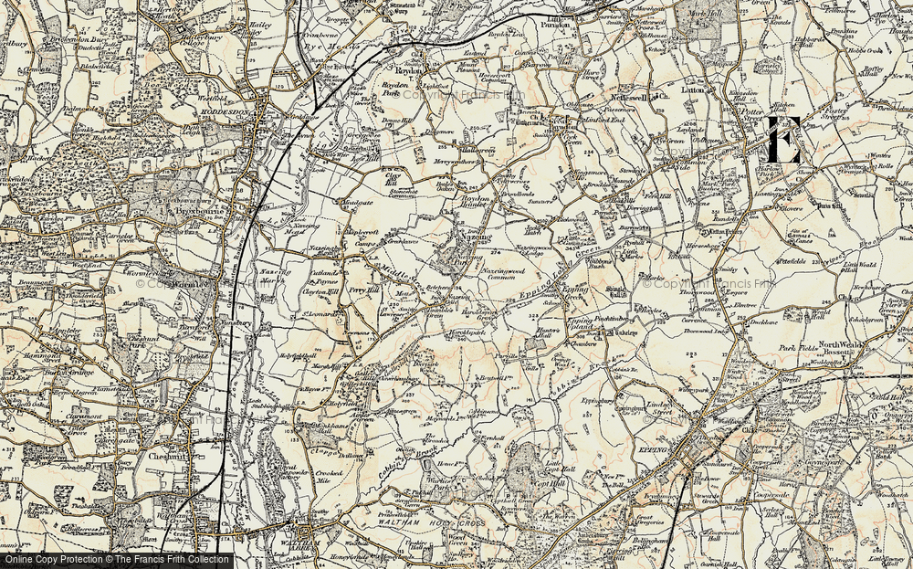 Old Map of Historic Map covering Belchers in 1897-1898