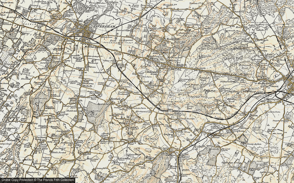 Old Map of Neames Forstal, 1897-1898 in 1897-1898