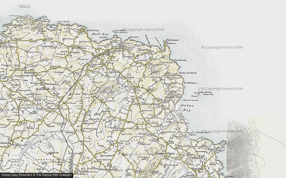 Old Map of Nebo, 1903-1910 in 1903-1910