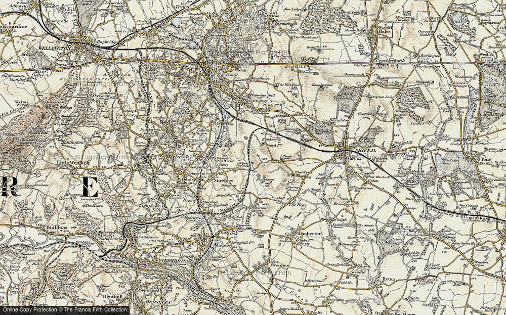 Old Maps of Nedge Hill, Shropshire - Francis Frith