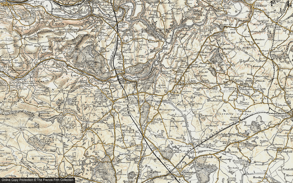 Old Map of Nefod, 1902 in 1902
