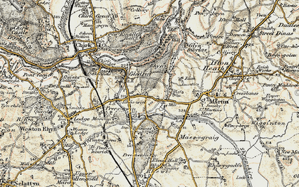 Old map of Nefod in 1902
