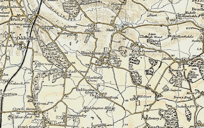 Old map of Neight Hill in 1899-1902