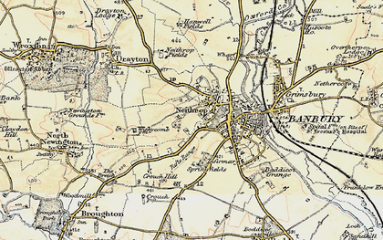 Old map of Withycombe Farm Ho in 1898-1901