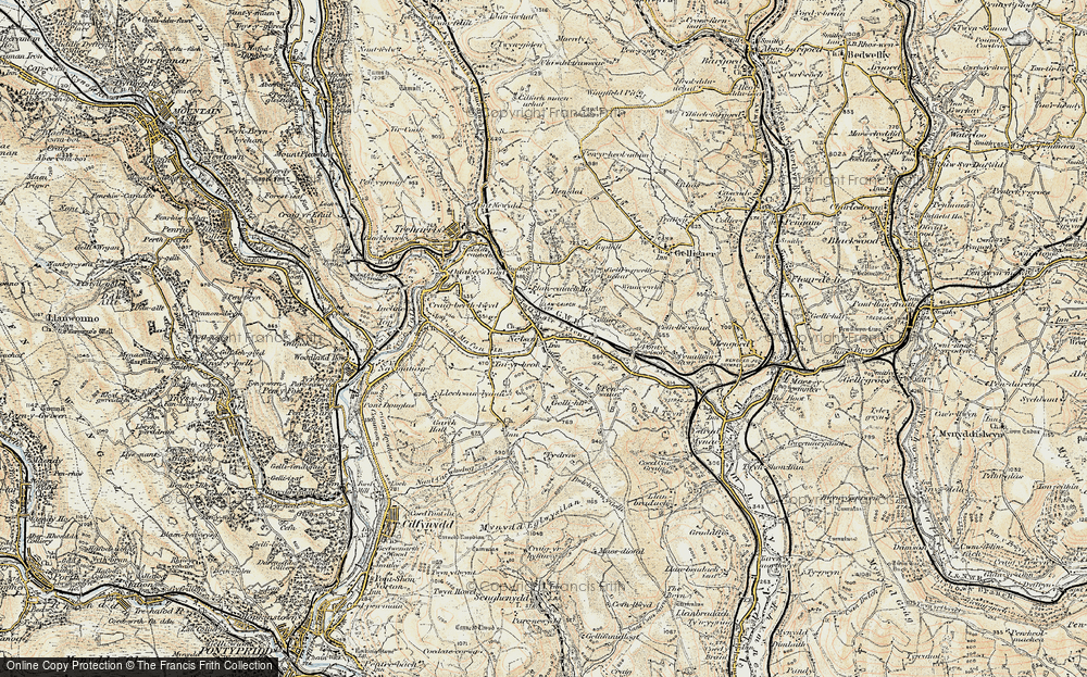 Old Map of Nelson, 1899-1900 in 1899-1900