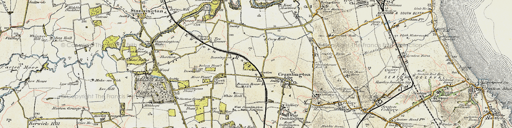 Old map of Nelson Village in 1901-1903