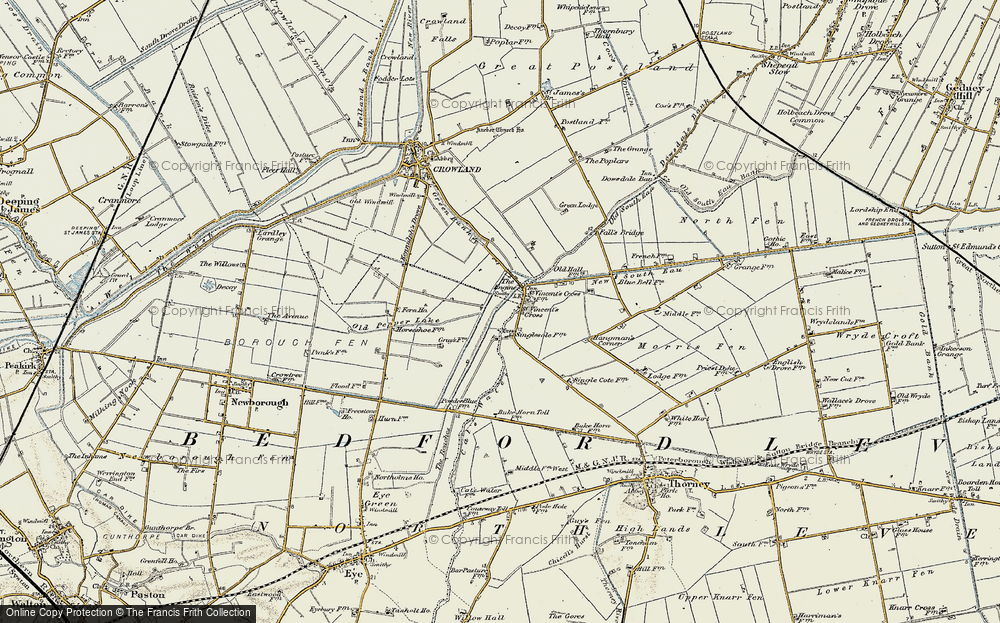 Old Map of Nene Terrace, 1901-1902 in 1901-1902