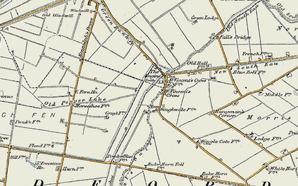 Old map of Nene Terrace in 1901-1902