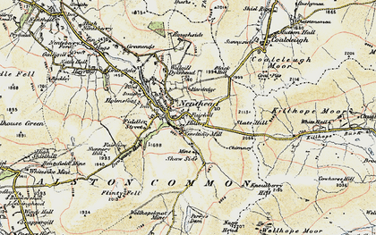 Old map of Nenthead in 1901-1904