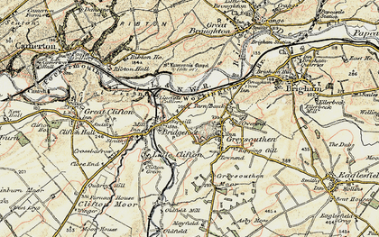 Old map of Nepgill in 1901-1904