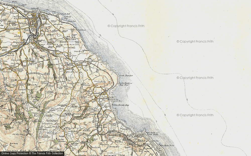 Old Map of Ness Point, 1903-1904 in 1903-1904