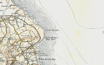 Old map of Ness Point in 1903-1904