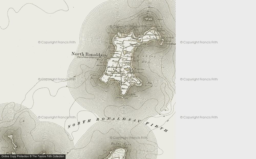 Old Map of Nesstoun, 1912 in 1912