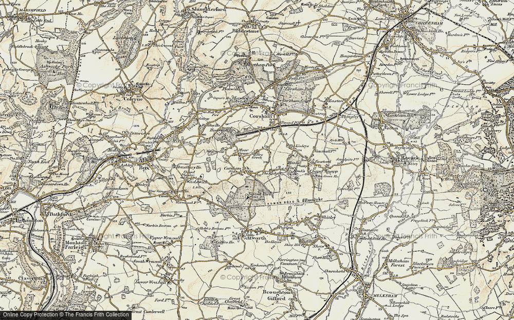 Old Map of Neston, 1899 in 1899